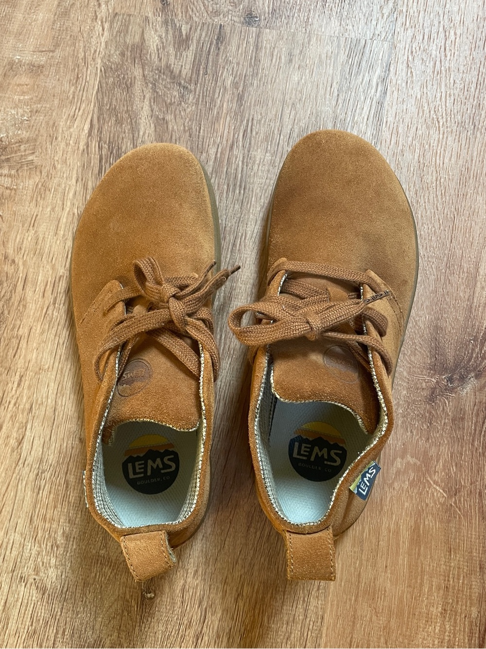 Lems Chukka Boots Suede Brown M8 W9.5 Barefoot Shoes Minimalist # - Picture 2 of 10
